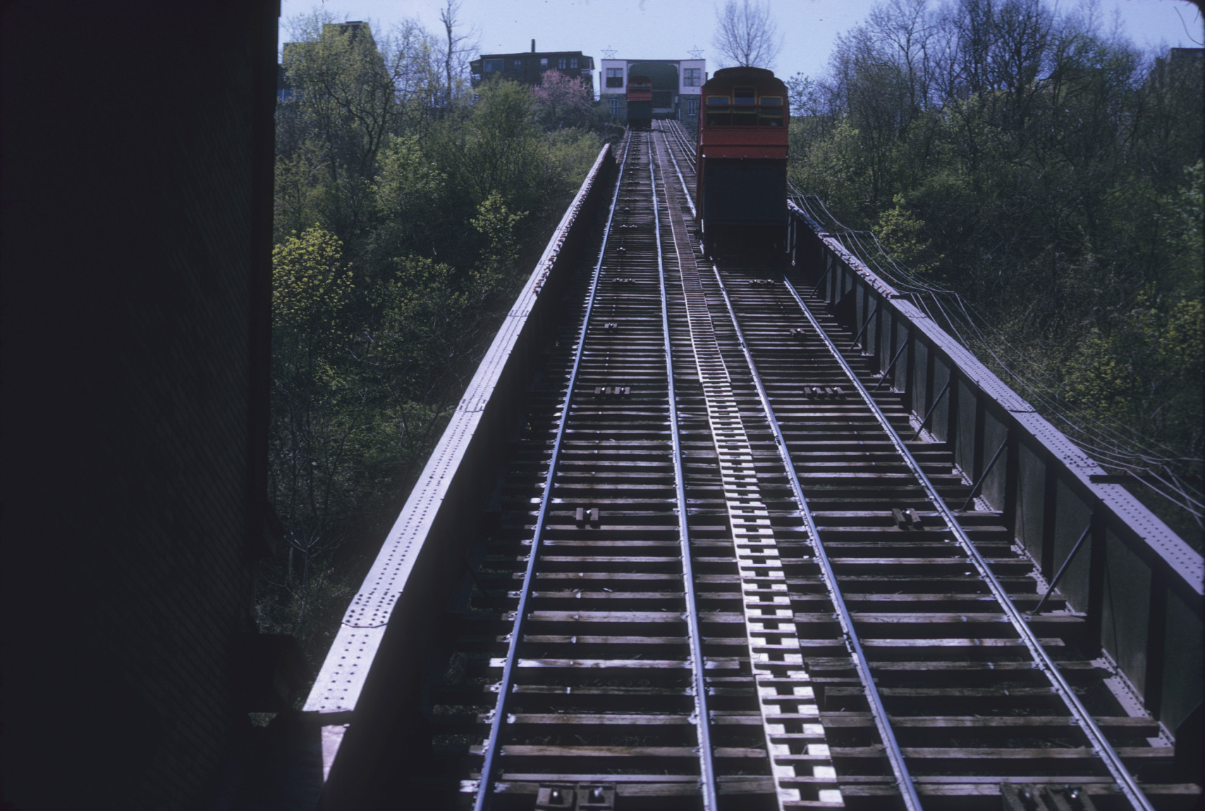Track and two cars