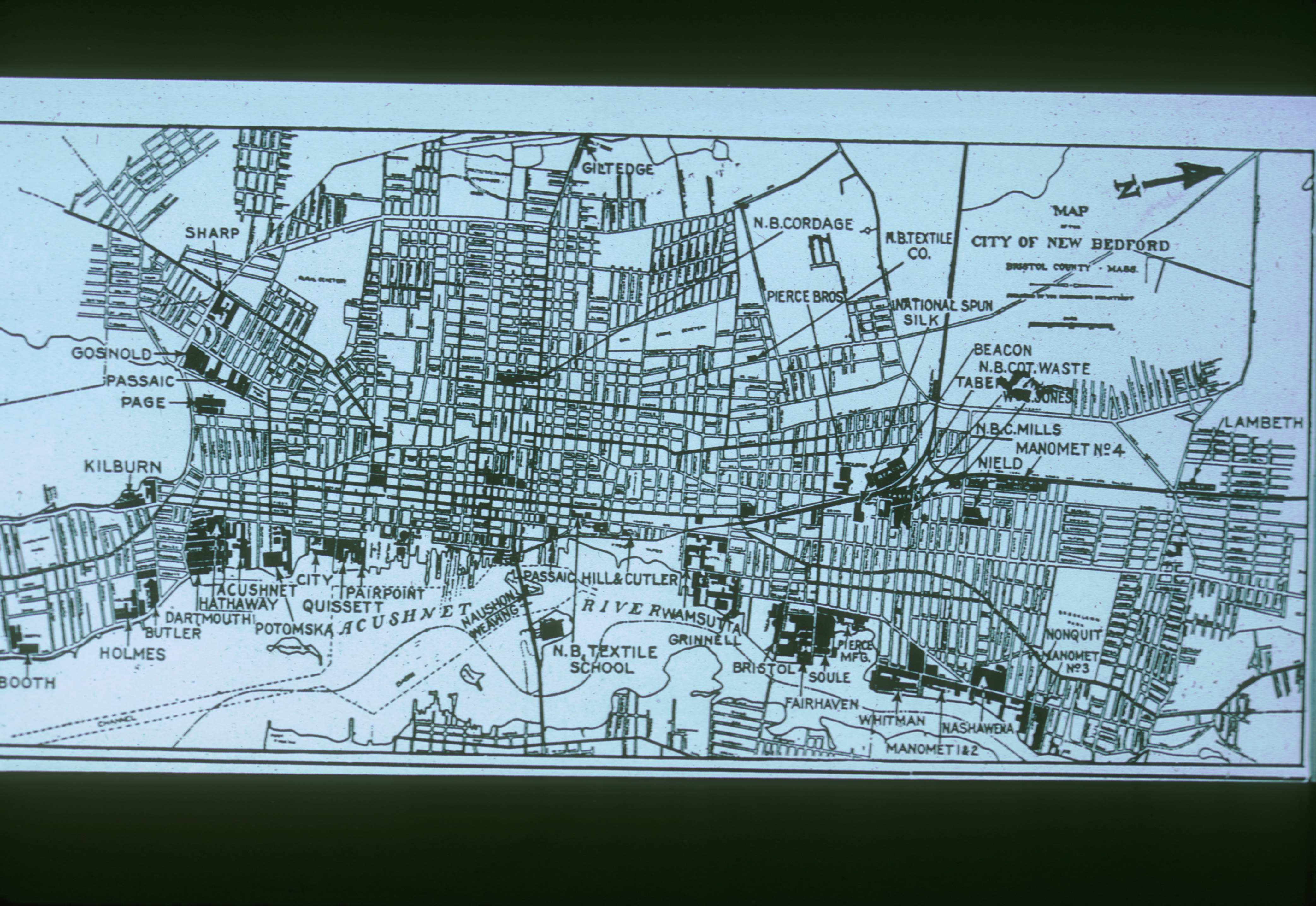 Map of New Bedford
