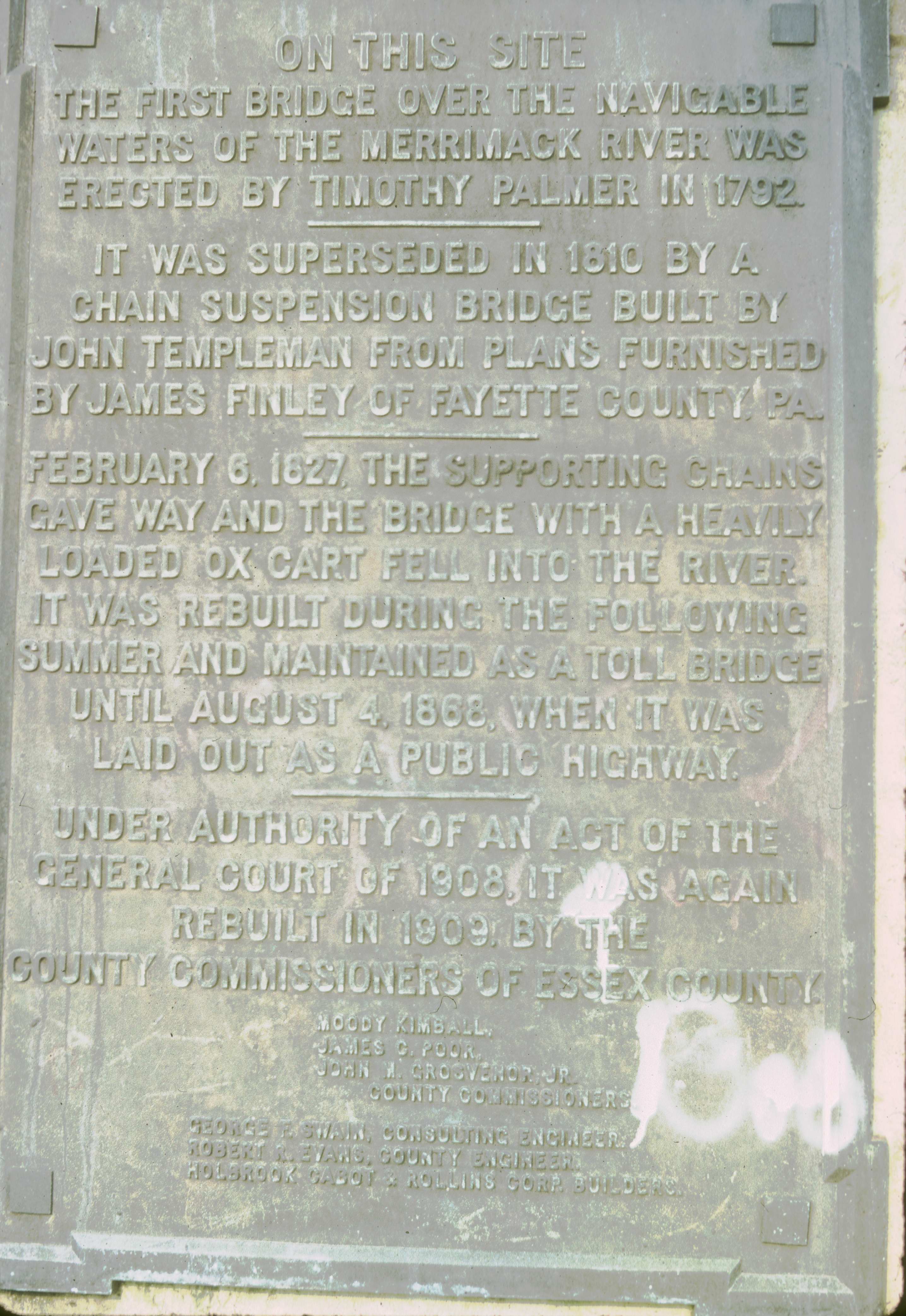 Newburyport Chain Suspension Bridge
