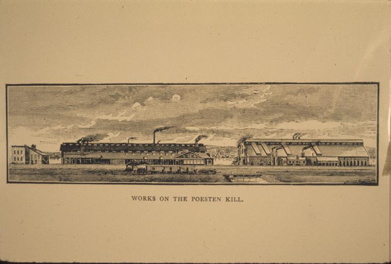 Reproduction of engraving from \"Weise\'s History of Troy - 1883\…