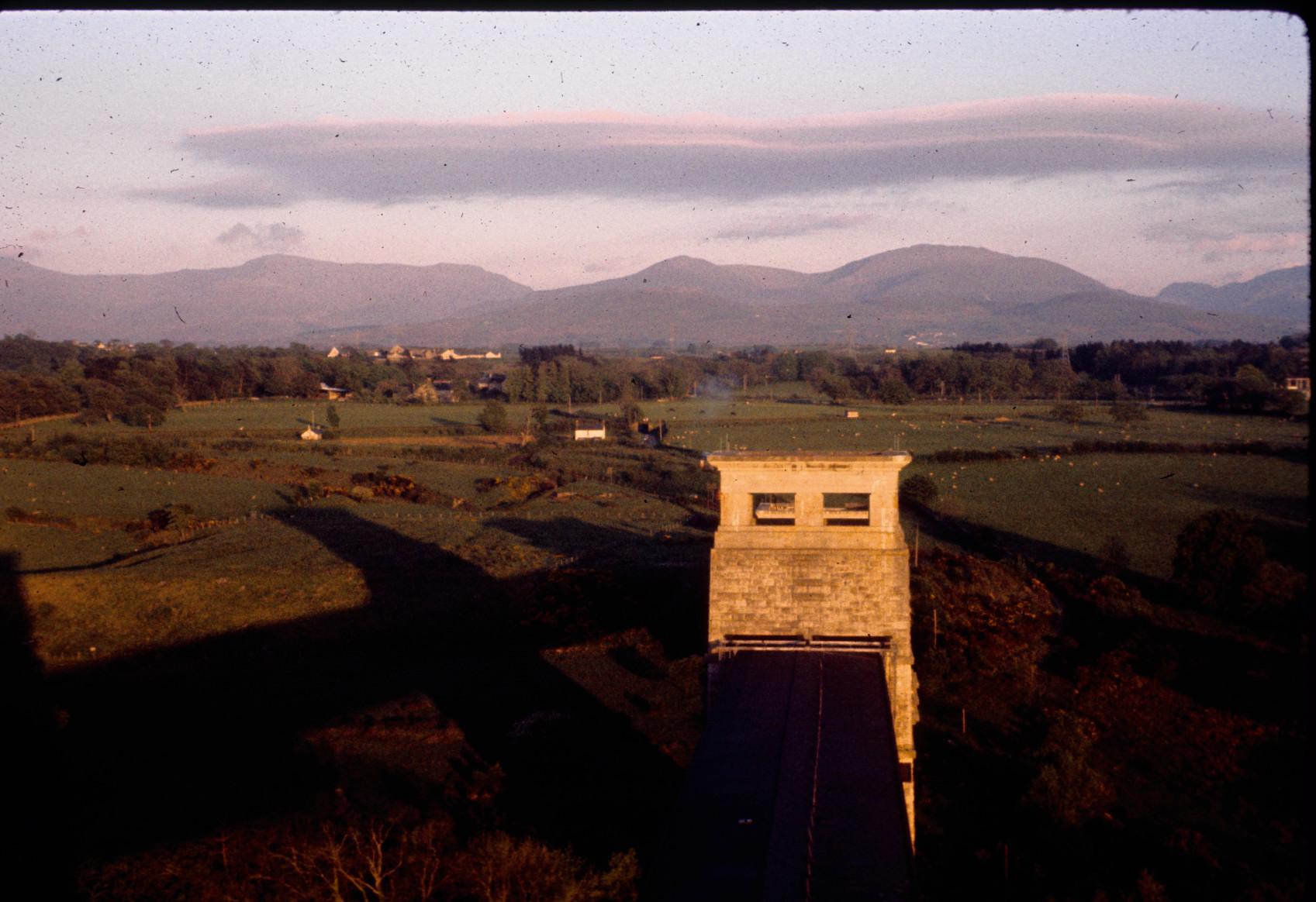 south from central tower top