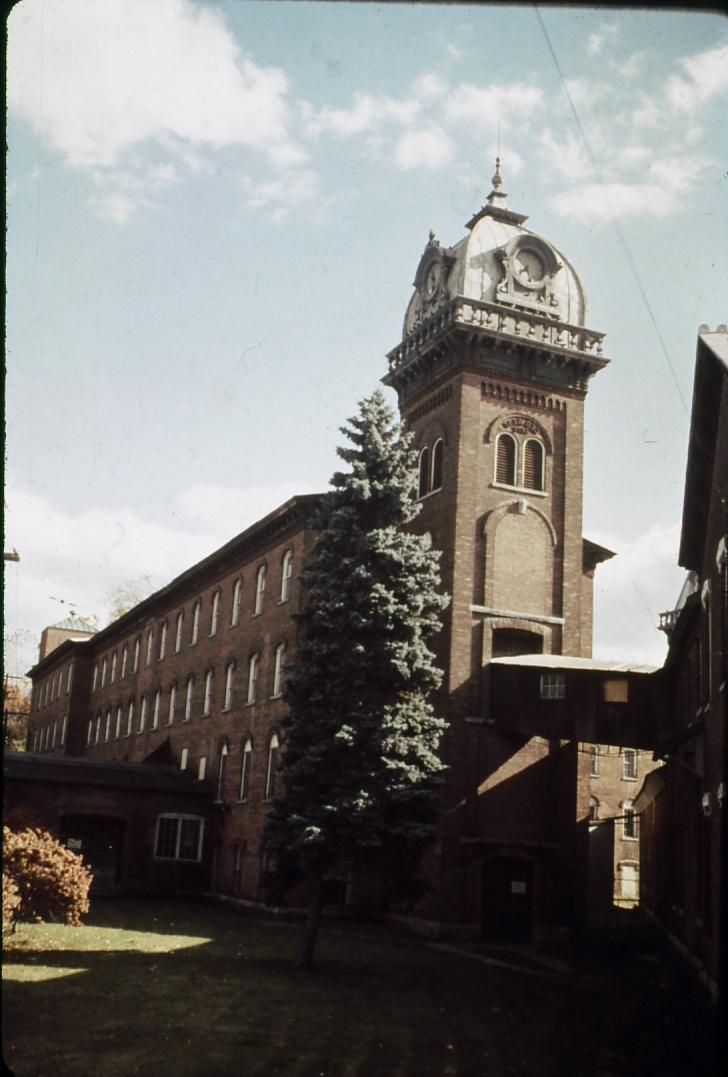 View of Union Mill Complex, Ballston Spa, NY.  Built 1850.